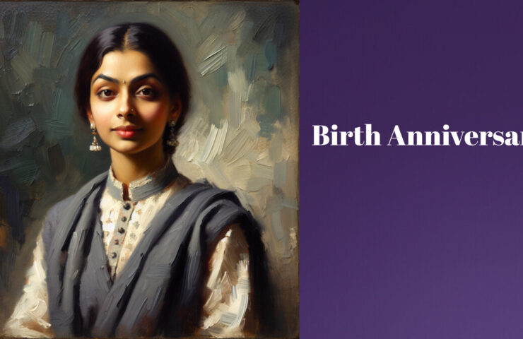 Feature image for post on Birth Anniversary of Sarojini Naidu. Image by Amar Vyas form gaathastory using AI tool